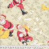 Tecido Tricoline Natal - Noel e Cartas - 100%algodão Preço por Metro - 1