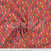 Tecido Tricoline Estampado Gatos Coloridos Fundo Vermelho Larg.150cm 100%Algodão. Conserv1-I/2-2/3-2/5-3/6-2 - 1