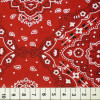 Tecido Tricoline Estampada Bandana Vermelha larg. 1,50mt 100% algodão - 1