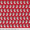 Tecido Tricoline Natal - Anjos fundo vermelho - 100%algodão Preço por Metro - 1