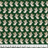 Tecido Tricoline Natal - Anjos fundo verde - 100%algodão Preço por Metro - 1