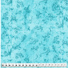Tecido Tricoline Estampa Arabesco Textura 50 tons Turquesa Claro Larg1,50m 100%Algodão - 1