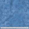 Tecido Tricoline Estampa Arabesco Textura 50 tons Azul Jeans Larg1,50m 100%Algodão - 1