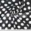Tecido Tricoline Est Coleção Funny Dots - Bolas Brancas Fundo Preto Larg.150cm 100%Algodão 115gr/m² Conserv1-J/2-2/3-2/ - 1