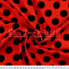 Tecido Tricoline Est Coleção Funny Dots -Bolas Pretas Fundo Vermelho Ladybug Larg.150cm 100%Algodão Conserv1-J/2-2/3-2/5-3/6-1 - 1