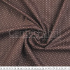 Tecido Tricoline Est Poá Rosa Fundo Marrom Largura 150cm 100%Algodão 115gr/m² Conserv1-J/2-2/3-2/ - 1