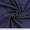 Tecido Tricoline Est Poá Branco Fundo Azul Marinho Largura 150cm 100%Algodão 115gr/m² Conserv1-J/2-2/3-2/ - 1