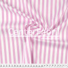 Tecido Tricoline Listrado 0,8cm Médio Rosa Larg.150cm 100%Algodão. Conserv1-I/2-2/3-2/5-3/6-2 - 1