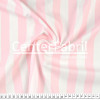 Tecido Tricoline Listrado 2cm Largo Rosa Larg.150cm 100%Algodão. Conserv1-I/2-2/3-2/5-3/6-2 - 1