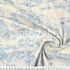 Tecido Tricoline Est Coleção Toyle de Jouy Romance Vintage Azul Fdo Off White Larg.150cm 100%Algodão Conserv1-J/2-2/3-2/5-3/6-1 - 1