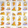 Tricoline Estampado Coleção Garfield-Painel ( QUADRO 21cm x 150cm,preço por quadro ) 100%Algodão. Conserv1-J/2-2/3-2/5-3/6-1 - 2