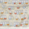Tecido Tricoline Estampado Coleção Miffy Familia Bege 100%Algodão - 1