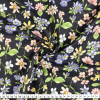 Tecido Tricoline Estampado Coleção Mirella- Botanica Fdo Marinho Larg.150cm 100%Algodão. Conserv1-I/2-2/3-2/5-3/6-2 - 1