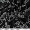 Tricoline Estampado Coleção Playstation -Console fdo Preto Larg.147cm 100%Algodão - 1