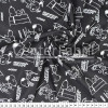 Tricoline Estampado Coleção Snoopy  Black and White-Manu Larg.150cm 100%Algodão - 115gr/m² Conserv1-J/2-2/3-2/5-3/6-1 - 1