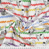 Tricoline Estampado Coleção Snoopy Chevron Fdo Branco Larg.150cm 100%Algodão - 115gr/m² Conserv1-J/2-2/3-2/5-3/6-1 - 1