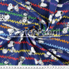 Tricoline Estampado Coleção Snoopy Chevron Fdo Marinho Larg.150cm 100%Algodão 115gr/m² Conserv1-J/2-2/3-2/5-3/6-1 - 1