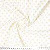 Tecido Tricoline Estampado Coleção Majestade -Flor de Lis Bege Fundo Branco- Larg150cm 100%Algodão. Conserv1-I/2-2/3-2/5-3/6-2 - 2
