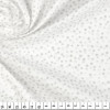 Tecido Tricoline Estampado Coleção Coelhos -Estrelinha Prateada Fundo Branco- Larg150cm 100%Algodão. Conserv1-I/2-2/3-2/5-3/6-2 - 1