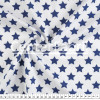 Tecido Tricoline Estampado Coleção Nave -Estrela Azul marinho Larg.150cm 100%Algodão. Conserv1-I/2-2/3-2/5-3/6-2 - 1