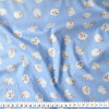 Tricoline Estampado Coleção Piv-Cat Ovelha Fdo Azul Cl Larg.150cm 100%Algodão - 1