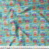 Tecido Tricoline Estampado Coleção Coruja Fdo Verde Renata Blanco Largura 150cm 100%Algodão  - 1