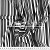 Tecido Viscose Estampa Listrado Preto Larg 140cm 100%Viscose. 121gr/m² Conserv1-H/2-2/3-3/5-3/6-1 - 1