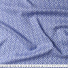 Tecido Viscose Denim Leve Estampa Geométrico Fdo Azul  Larg.145cm 100%Viscose 90gr/m2 - 1