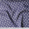 Tecido Viscose Denim Leve Estampa Ramo Flores Miudas Bcas Larg.145cm 100%Viscose 90gr/m2 - 1