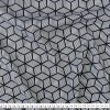 Tecido Viscose Estampa Geométrica Branco e Preto Larg.140cm 100%Viscose 104gr/m2 - 1