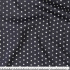 Tecido Viscose Flamê Estampa Bolinha Marfim e Fundo Preto Larg.140cm 100%Viscose 136gr/m2 des09cor999 - 1