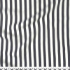 Tecido Viscose Flamê Estampa Listrado Preto e Branco Larg.140cm 100%Viscose 136gr/m2 des14cor0100 - 1