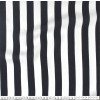 Tecido Viscose Flamê Estampa Listrado Preto e Branco Larg.140cm 100%Viscose 136gr/m2 des15cor0100 - 1