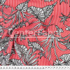 Tecido Viscose Listrado Vermelho Floral Larg.140cm 100%Viscose 106gr/m². Conserv1-N/2-2/3-2/4-3/6-1 - 1