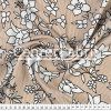 Tecido Viscose Listrado Caramelo Floral Larg.140cm 100%Viscose 106gr/m². Conserv1-N/2-2/3-2/4-3/6-1 - 1