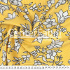 Tecido Viscose Listrado Amarelo Floral Larg.140cm 100%Viscose 106gr/m². Conserv1-N/2-2/3-2/4-3/6-1 - 1