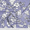 Tecido Viscose Listrado Azul Royal Floral Larg.140cm 100%Viscose 106gr/m². Conserv1-N/2-2/3-2/4-3/6-1 - 1