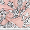 Tecido Viscose Listrado Rosê Floral Larg.140cm 100%Viscose 106gr/m². Conserv1-N/2-2/3-2/4-3/6-1 - 1
