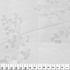 Tecido Percal 300 FIOS Jacquard Branco Floral Largura 250cm 100% Algodão - ref 91004bco des04 - 1