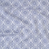 TECIDO PERCAL 200 FIOS ESTAMP MANDALA FDO BRANCO LG 250cm 100%ALGODÃO des1706 - 1