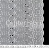 Tecido Laise Branca Larg.132cm - 142gr/m² 100% Algodão. Conserv1-I/2-2/3-2/5-3/6-1 - 1