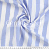 Tecido Percal  200 Fios Fio Tinto Listrado largo Azul/Branco Largura 250cm 100% Algodão 120gr/m2- Conserv1-I/2-2/3-3/4-1/5-3/6-8/6-3 - 1