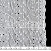 Tecido Laise Branca Larg.132cm - 142gr/m² 100% Algodão. Conserv1-I/2-2/3-2/5-3/6-1 - 1