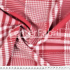Tecido Oxford Xadrez Maquinetado Vermelho Scarlet Atoalhado xd6 Larg. 147cm 100%Poliester 160gr/m2 - 1