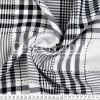 Tecido Oxford Xadrez Maquinetado Preto Atoalhado xd6 Larg. 147cm 100%Poliester 160gr/m2 - 1