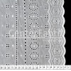 Tecido Laise Branca Larg.132cm - 142gr/m² 100% Algodão. Conserv1-I/2-2/3-2/5-3/6-1 - 1