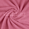 Tecido Atoalhado Felpudo Microfibra Rosa Escuro Largura 145cm 100%Poliester  205gr/m2 - 1