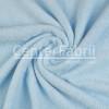 Tecido Atoalhado Felpudo Microfibra Azul Claro Largura 145cm 100%Poliester  205gr/m2 - 1