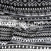 Tecido Mousseline Chiffon Estampado Branco e Preto Larg 147cm 100%Poliester.Conserv1-N/2-2/3-2/4-5/5-3/6-1 - 1