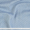 Tecido Jeans Leve Chambray Washed Estampa Estrelas Largura 150cm 100%Algodão desD02 153gr/M² - 1
